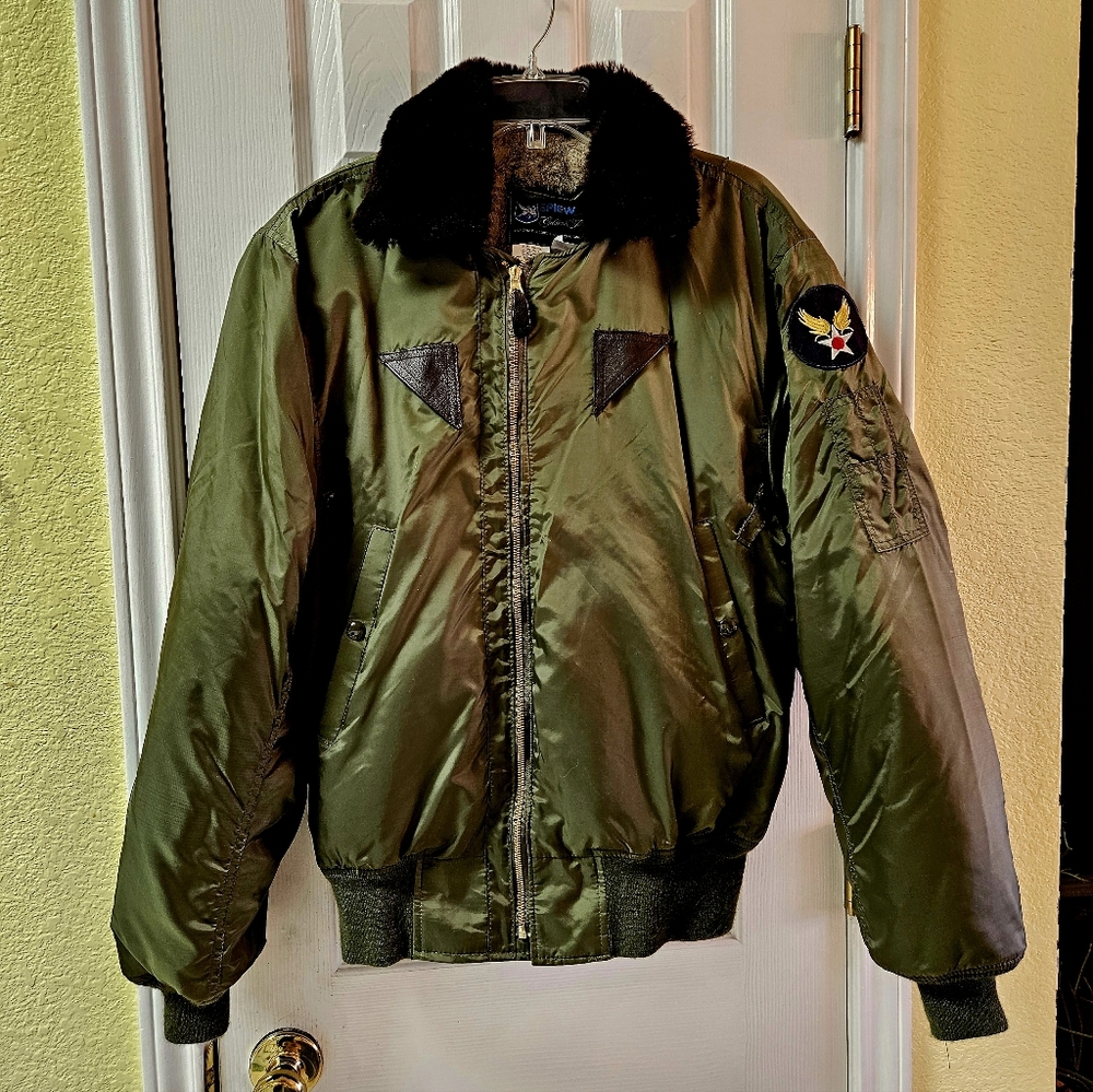 Vintage Authentic USAF B52 Bomber Flight Jacket